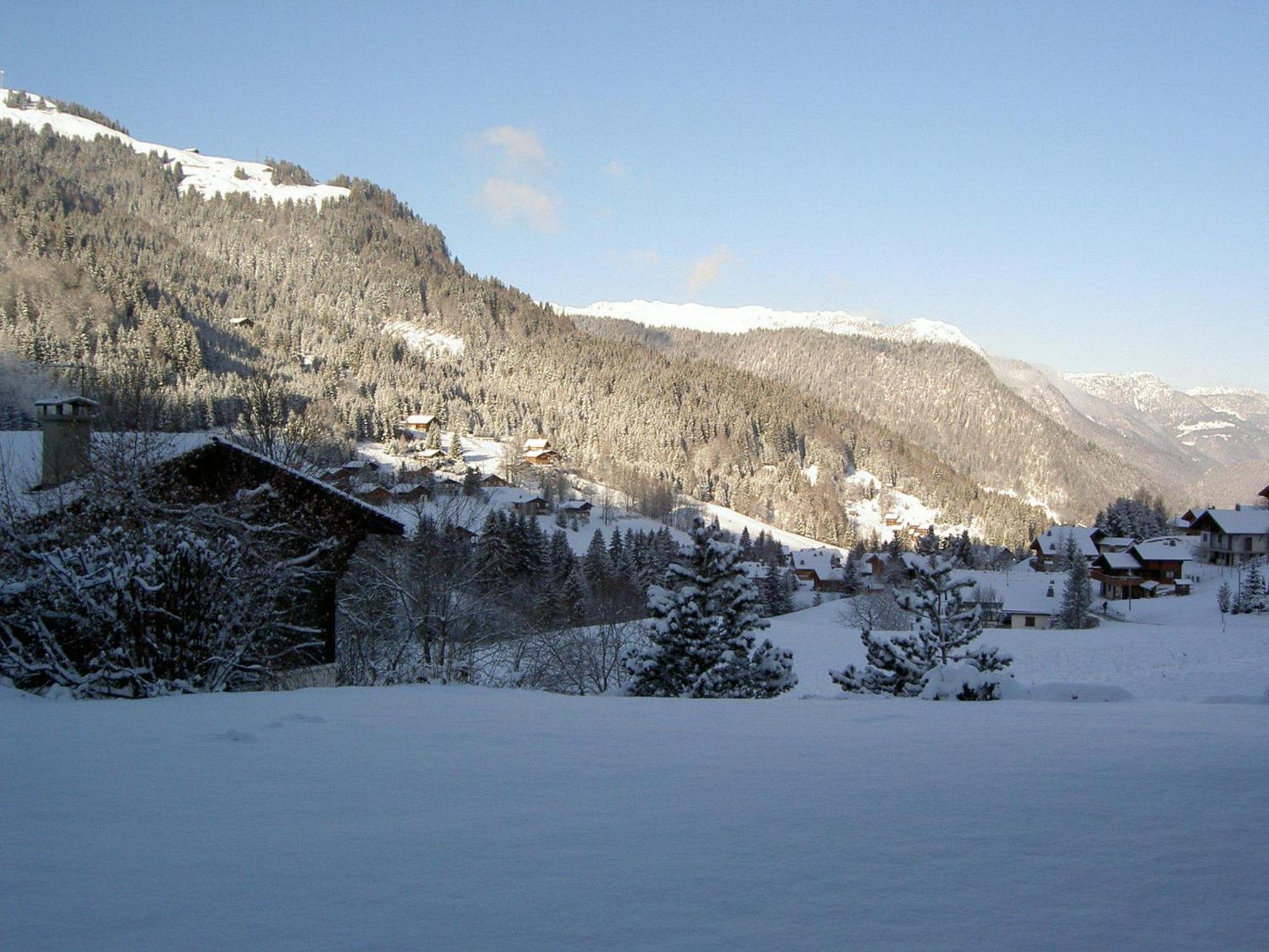 Rez De Chalet Calme Avec Terrasse - 2 Chambres, Proche Pistes A La Clusaz - Fr-1-437-10 外观 照片